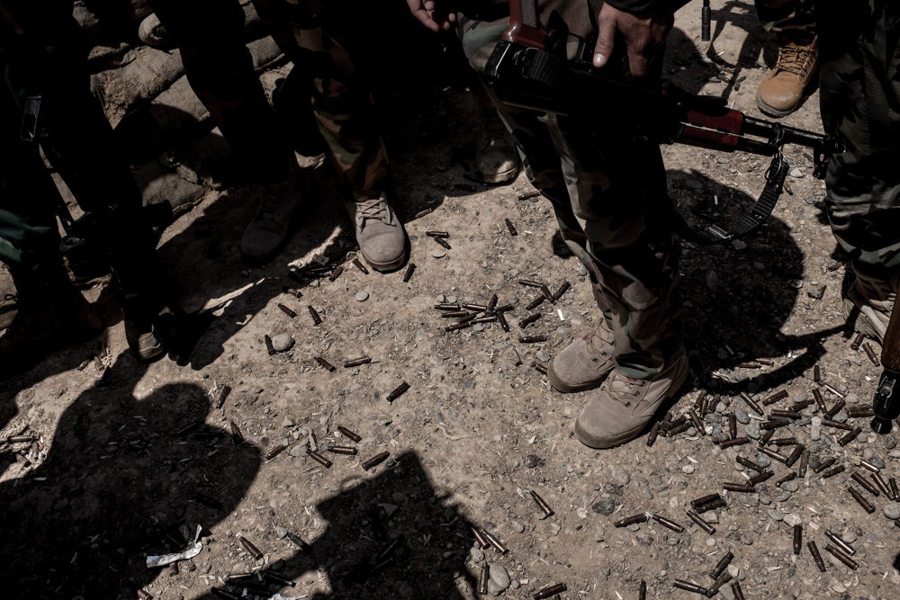 Peshmerga offensive during the liberation of the Turkmen village of Bashir, southern Kirkuk Province, April 30, 2016. (Photo: Kurdistan24/Alexandre Afonso)